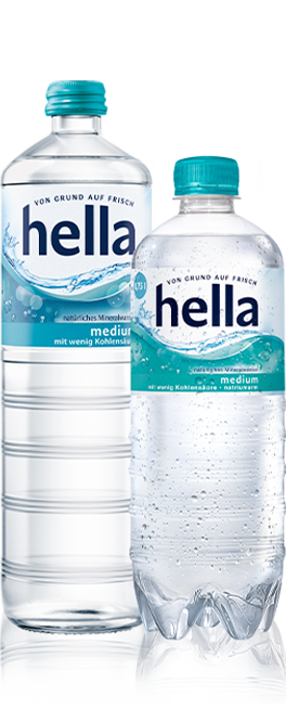 hella Mineralwasser Medium (PET)